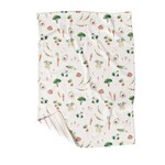 VEILLE SUR TOI - Minky blanket - Vegetables/Stripes - Au Marché (Elena Comte)
