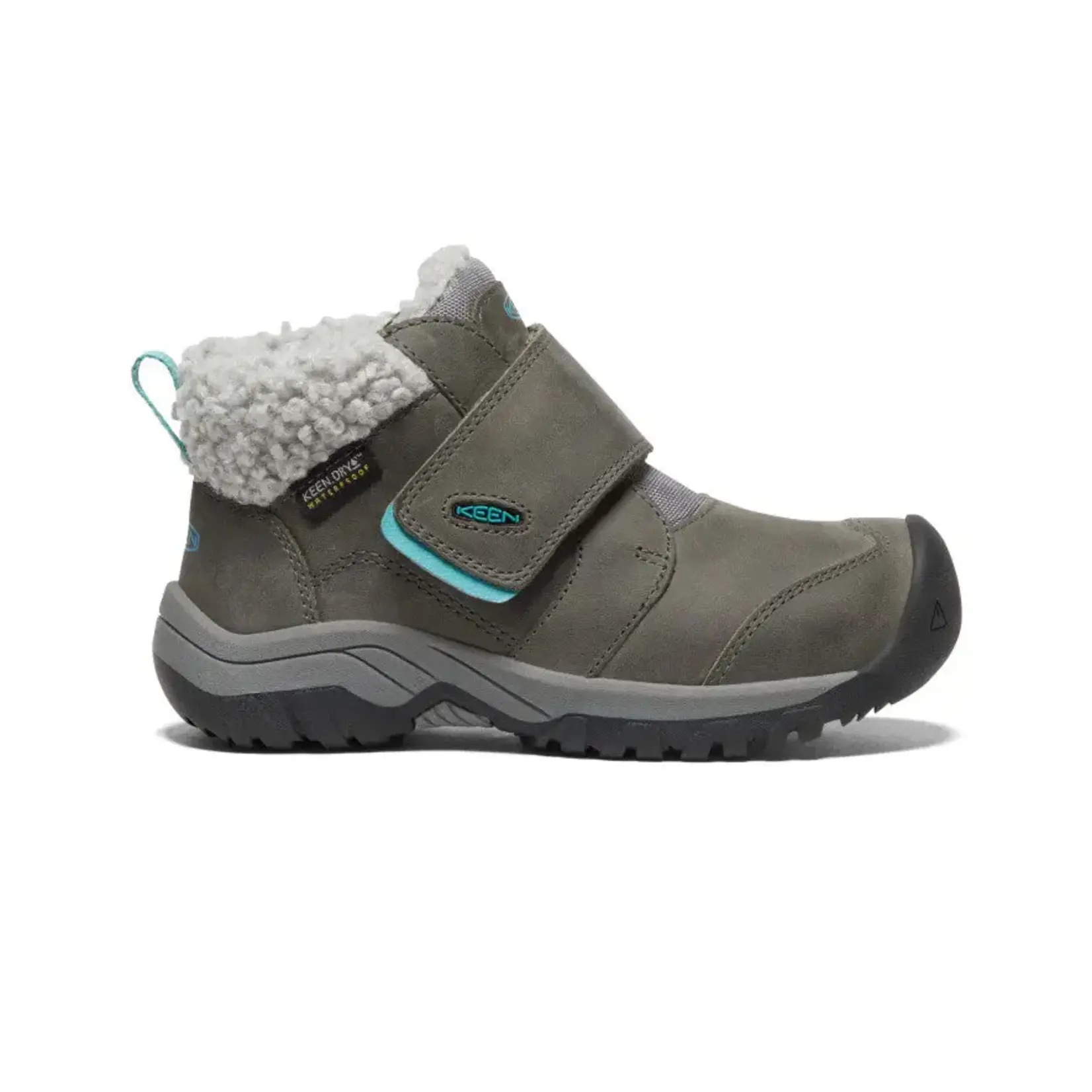 Keen KEEN - Fleece-lined waterproof leather fall boots 'Kootenay - Steel Grey'