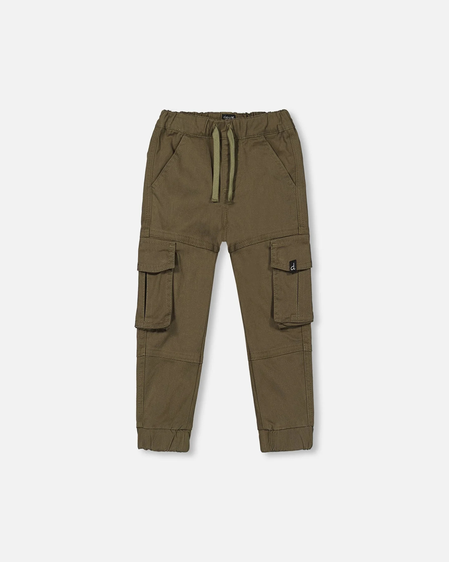 DEUX PAR DEUX Stretch Twill Jogger Pants with Cargo Pockets