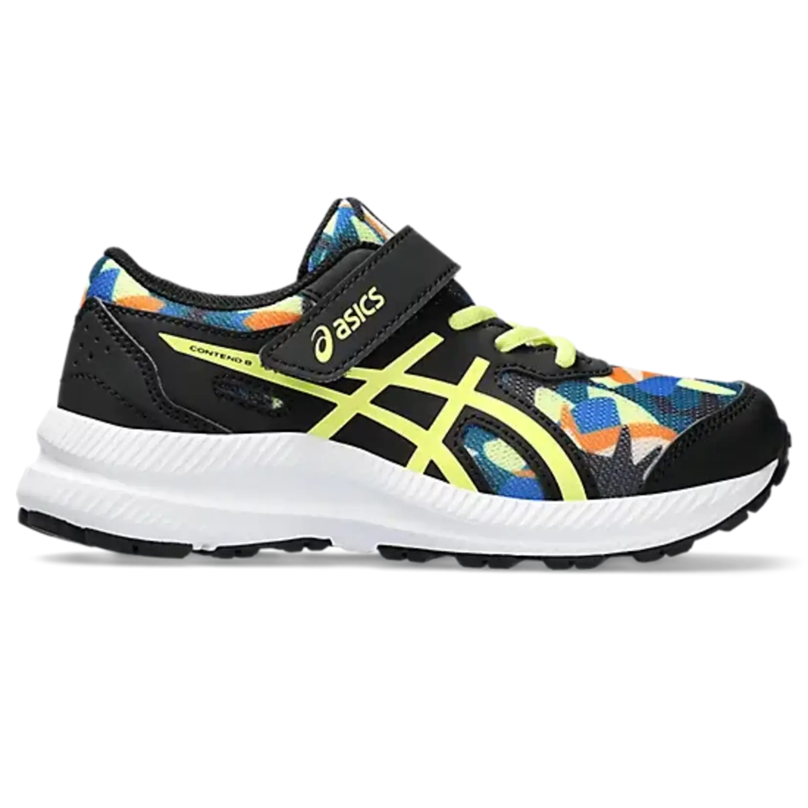 Asics ASICS - Chaussures de sport 'Contend 8 PS - Black / Glow Yellow'