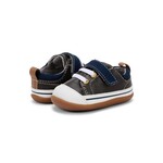 See Kai Run SEE KAI RUN - Flexible First Walker Transition Shoes 'Stevie II INF - Brown Leather/Blue'