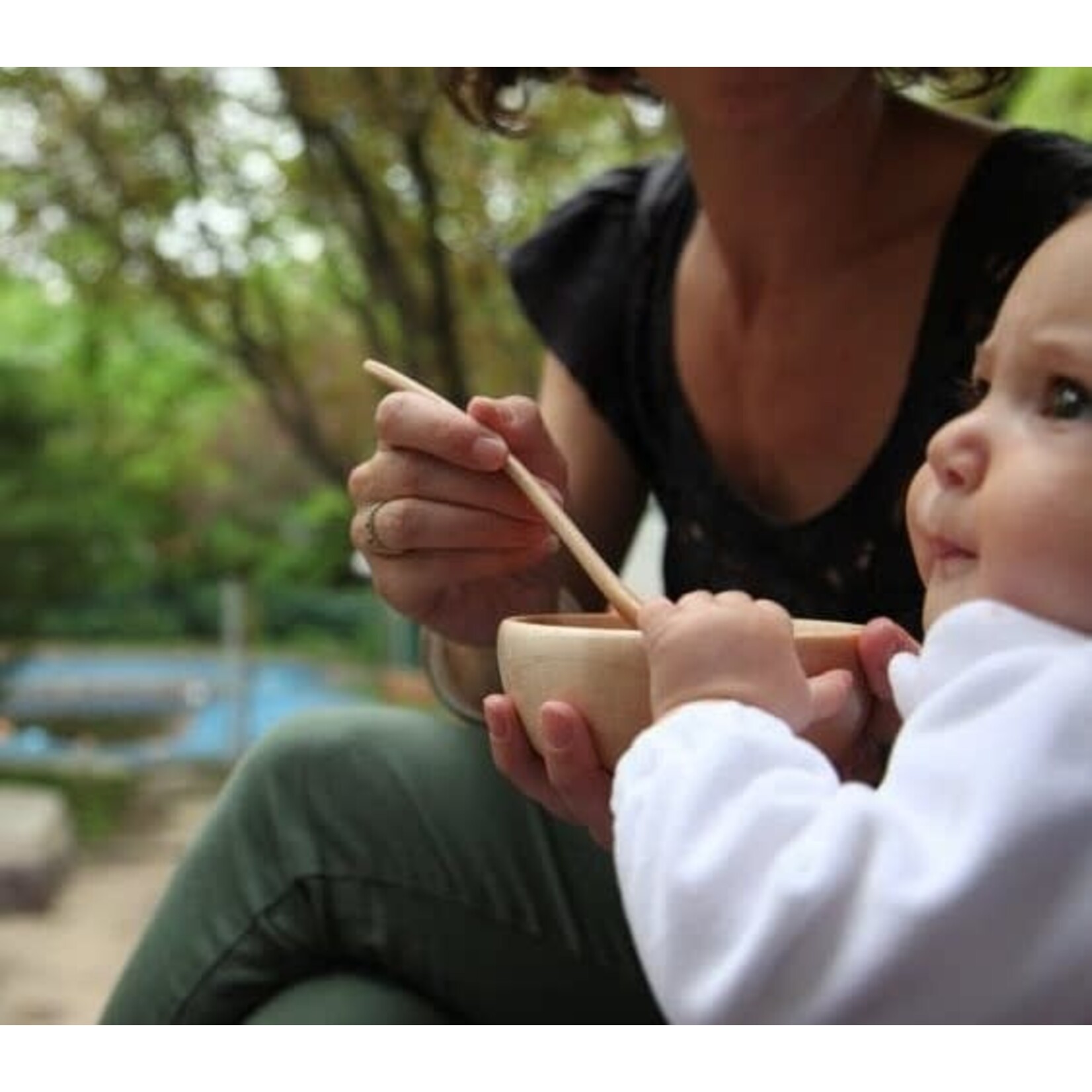 Justenbois JUSTENBOIS - Cuillère en bois pour bébé (La Mini)