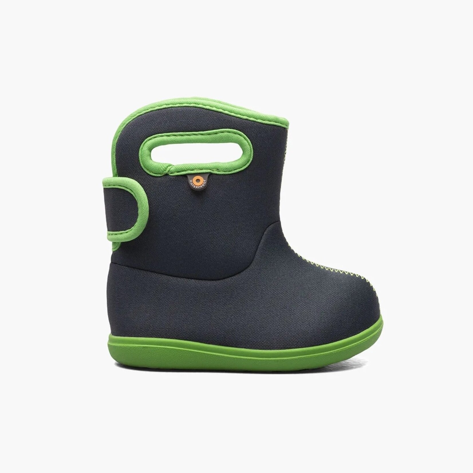 BOGS BOGS - Insulated Mid Season Waterproof Boots 'Baby Bogs II Solid' - Navy/Green