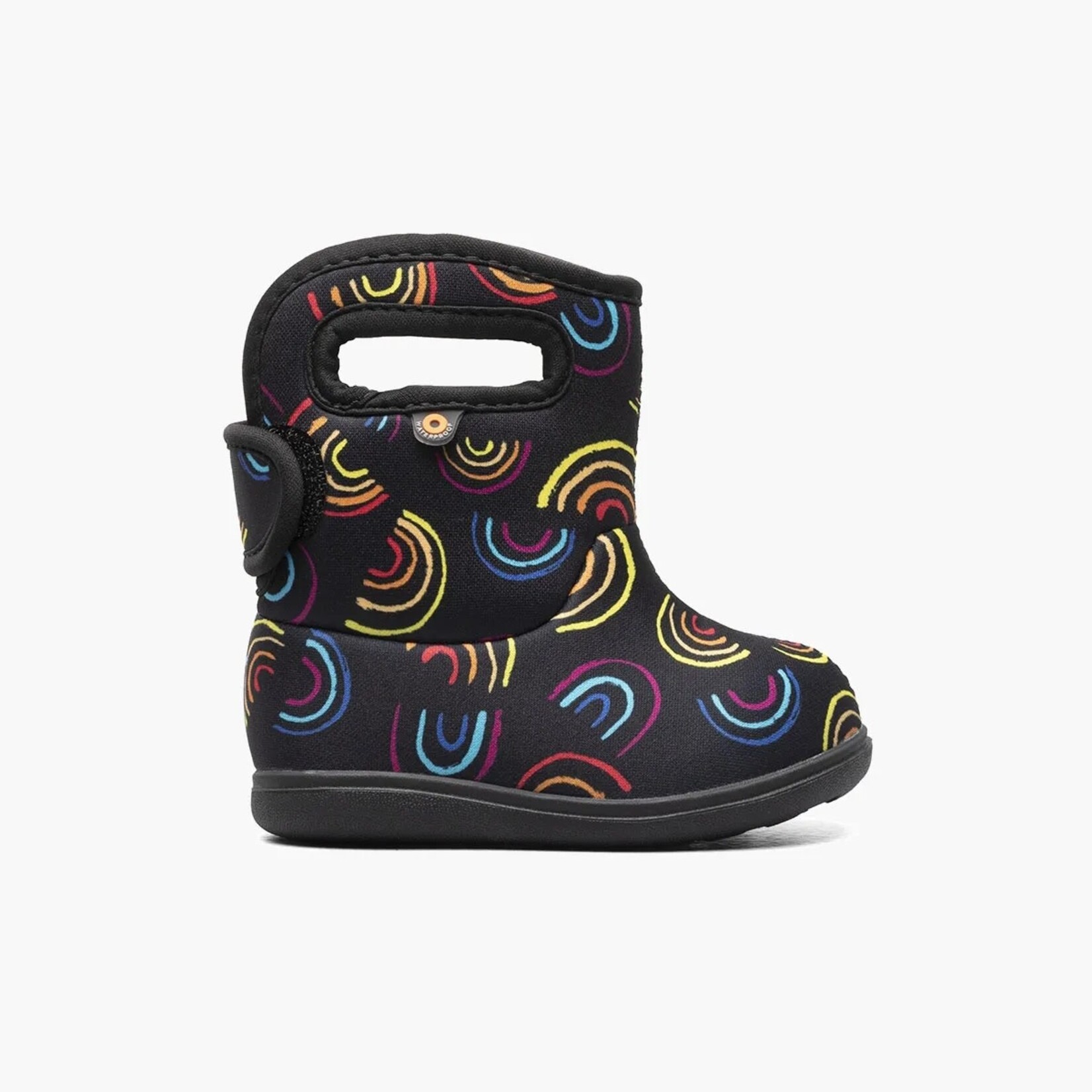 BOGS BOGS - Bottes imperméables mi-saison 'Baby Bogs II Wild' - Noir/Arc-en-ciel