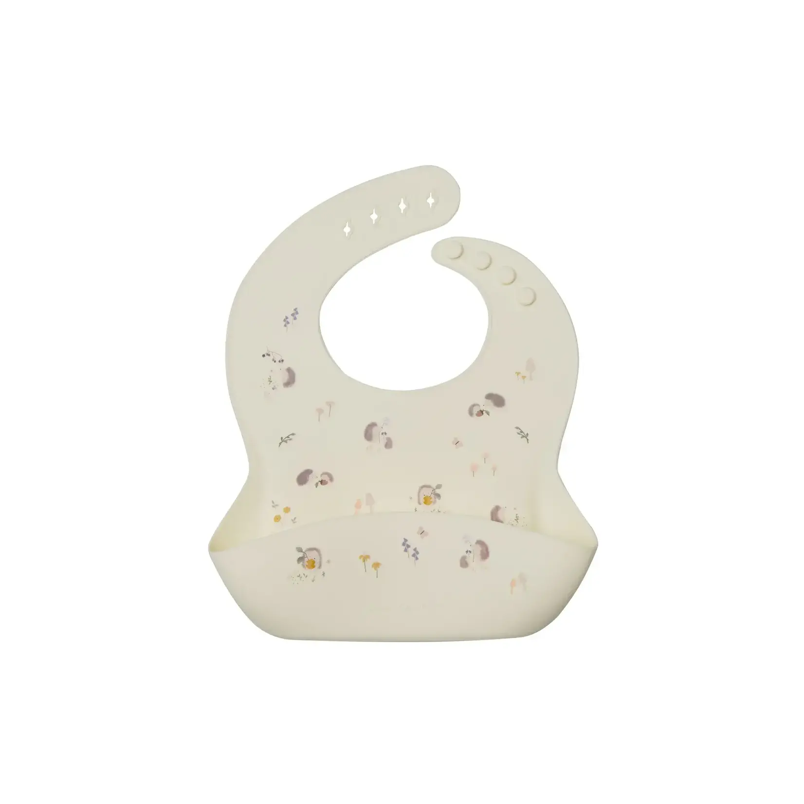 Loulou Lollipop LOULOU LOLLIPOP - Silicone Bib Printed - Hedgehog