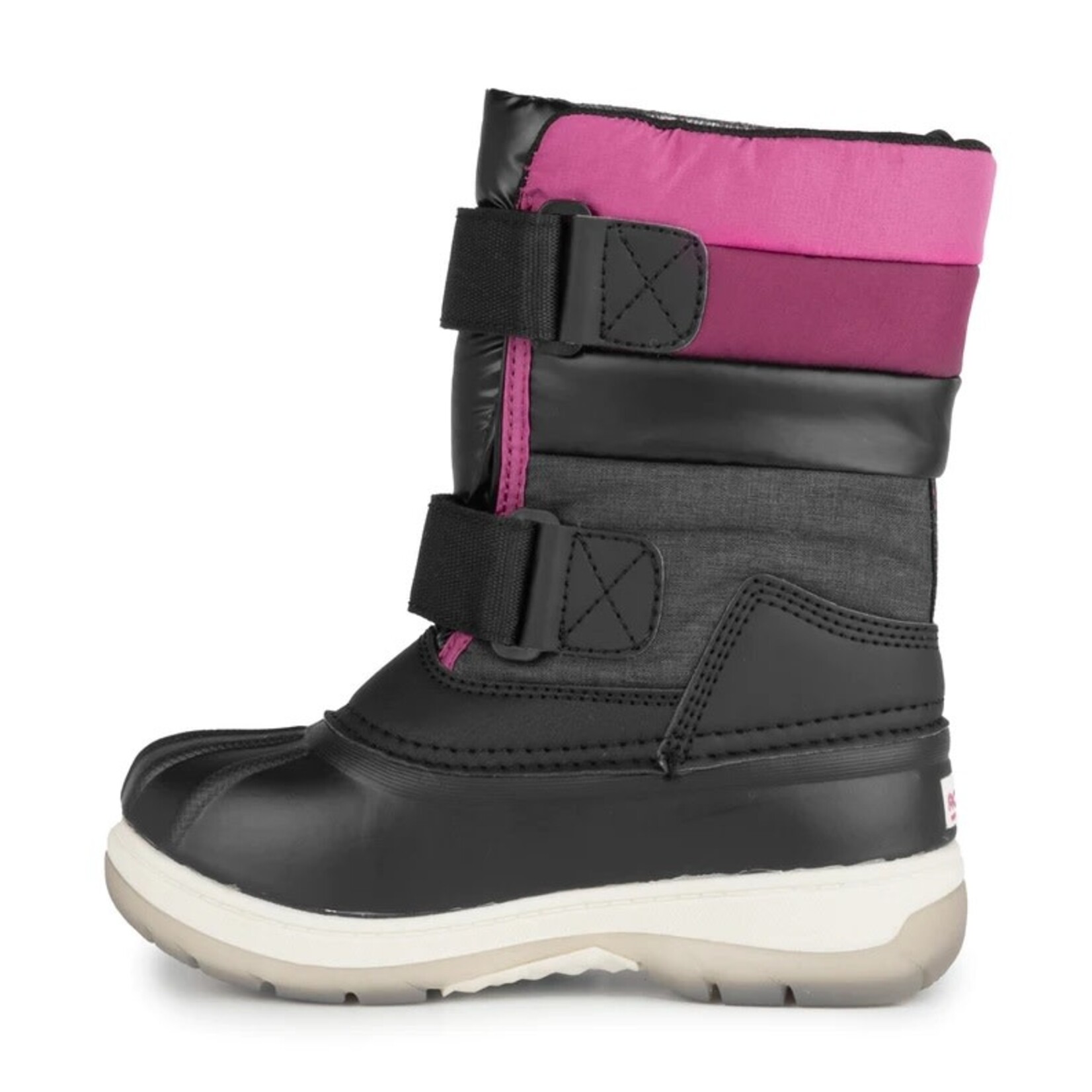 Acton ACTON - Bottes d'hiver 'Bubblegum - Noir et rose'