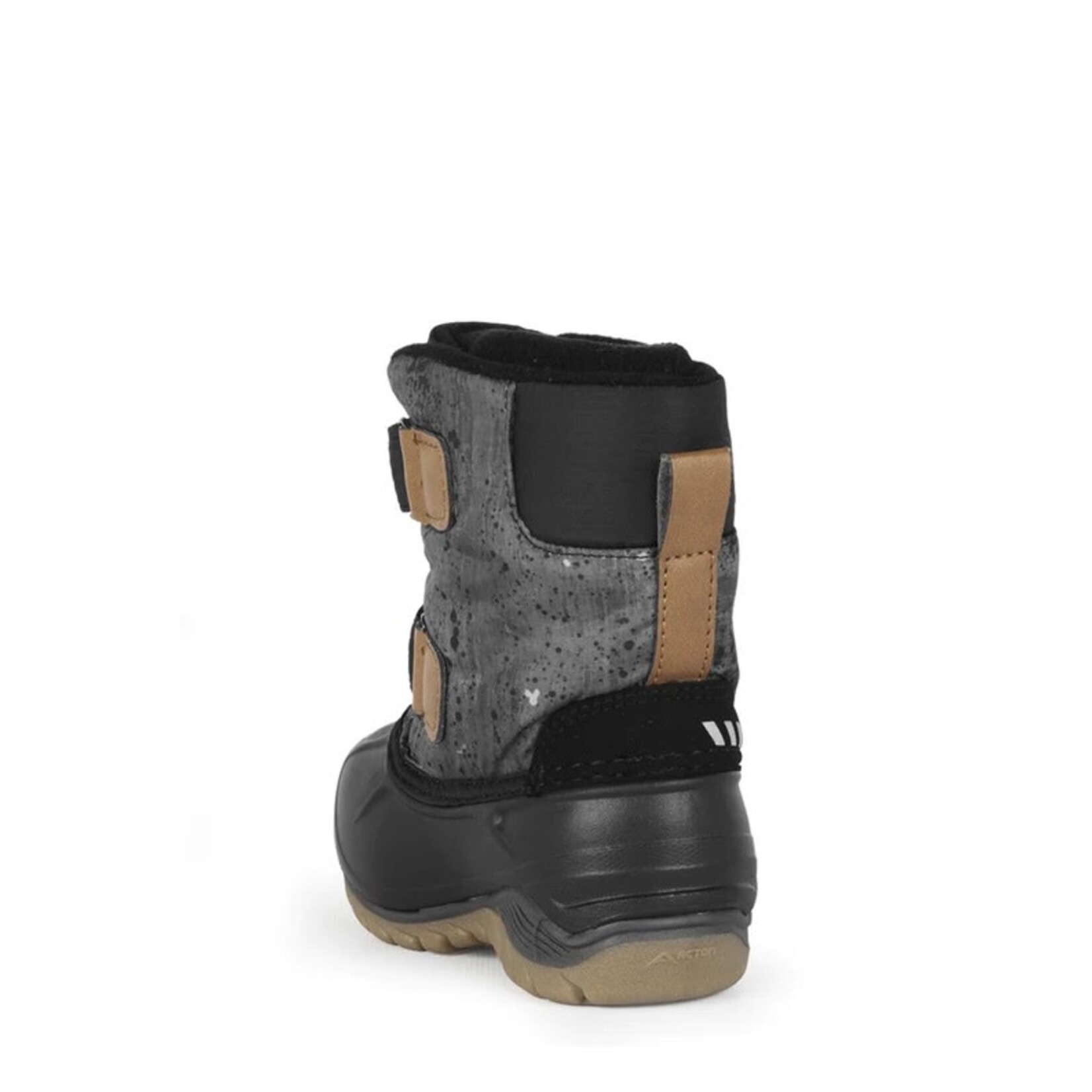 Acton ACTON - Winter Boots 'Funky - Black and Grey'