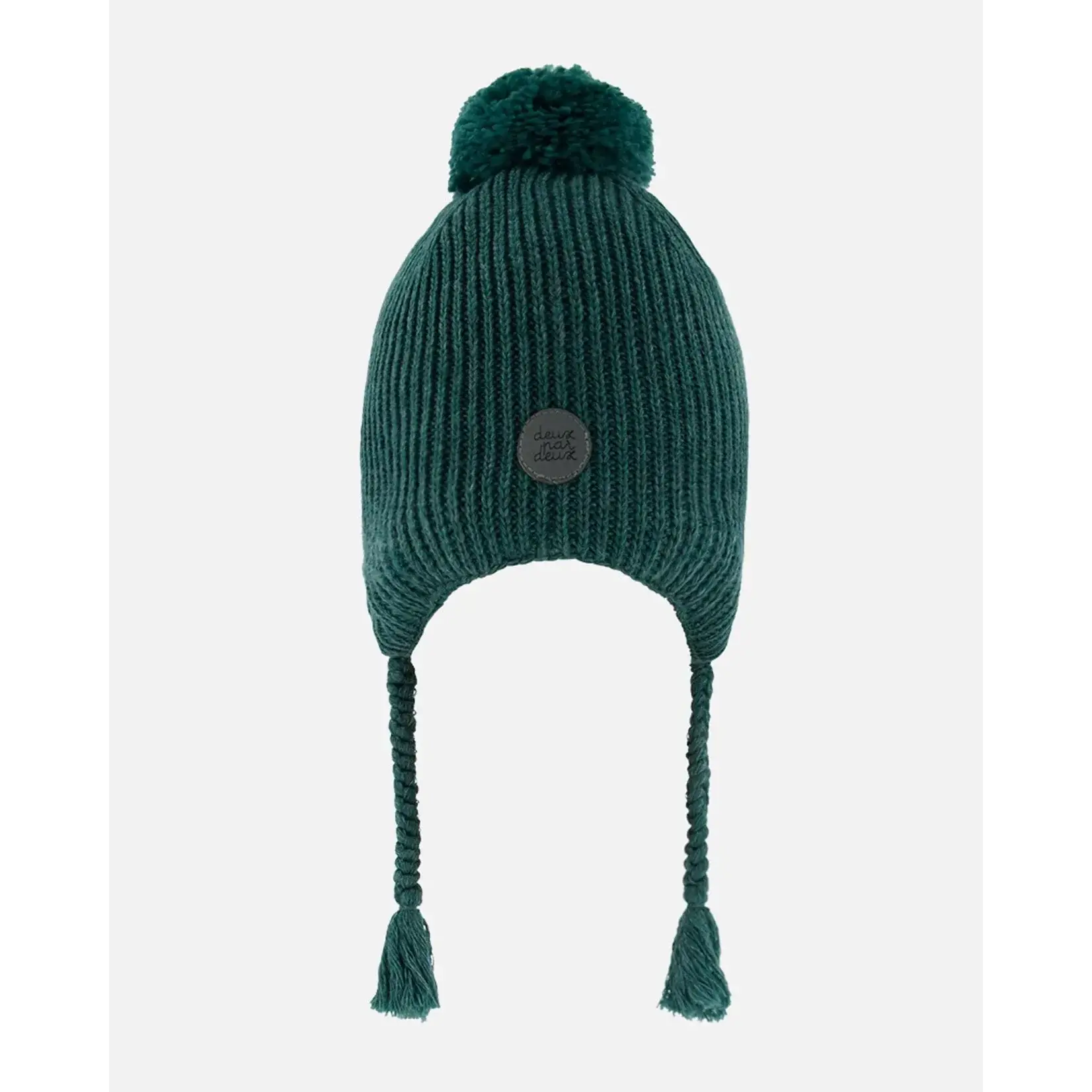 Deux par Deux DEUX PAR DEUX - Peruvian knit hat - Pine green