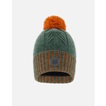Deux par Deux DEUX PAR DEUX - Knit Hat Pine Green And Orange