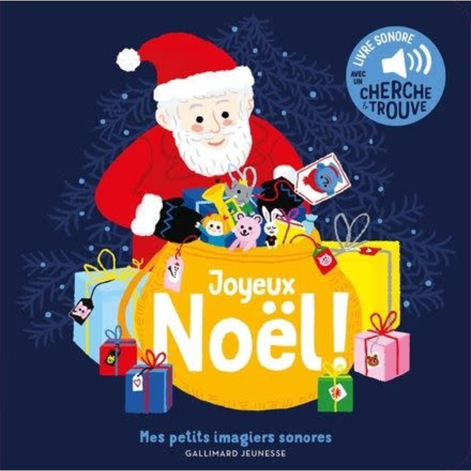 Gallimard Jeunesse (Éditions) GALLIMARD JEUNESSE - Mes imagiers sonores Joyeux Noël (Livre sonore avec cherche-et-trouve)