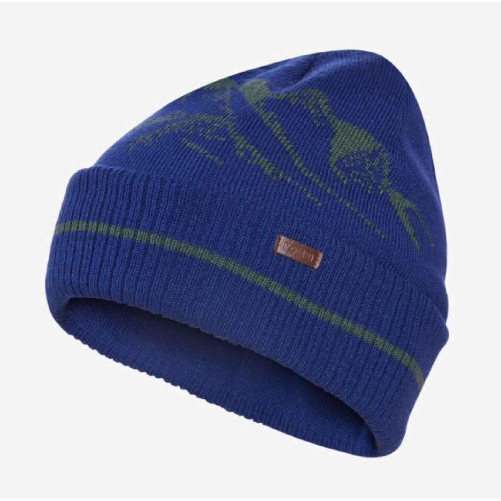Kombi KOMBI - Jacquard winter hat 'Sunshine' - Space blue - Size Junior
