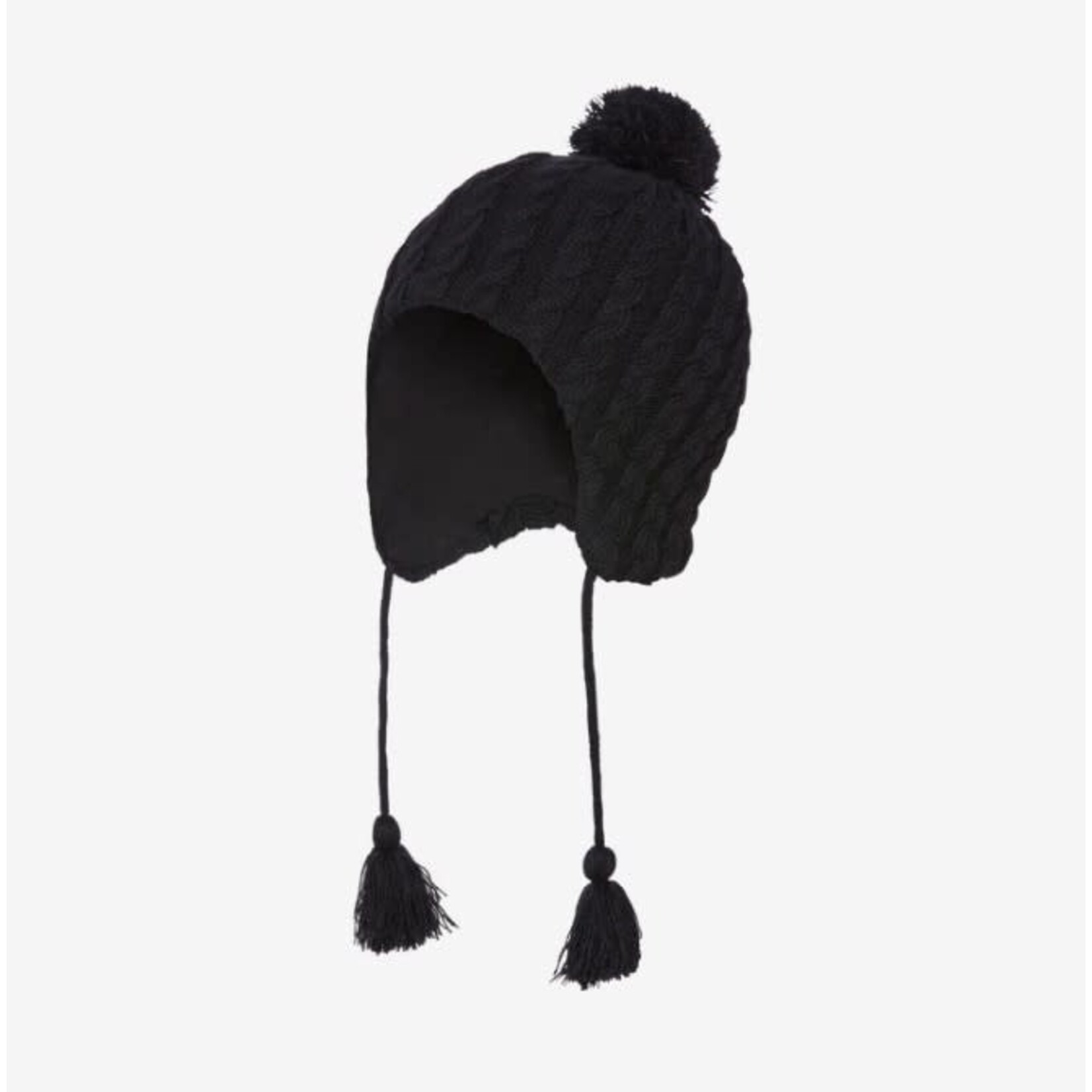 Kombi KOMBI - Peruvian winter hat 'Twiny' black - Size Children