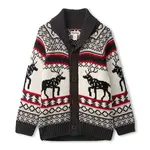 Hatley HATLEY - Holiday elk knit cardigan 'Wapiti'