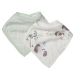 Loulou Lollipop LOULOU LOLLIPOP - Ensemble de 2 bavoirs bandana - Hérissons