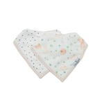 Loulou Lollipop LOULOU LOLLIPOP - Set of Two Bandana Bibs - Bunny Meadow