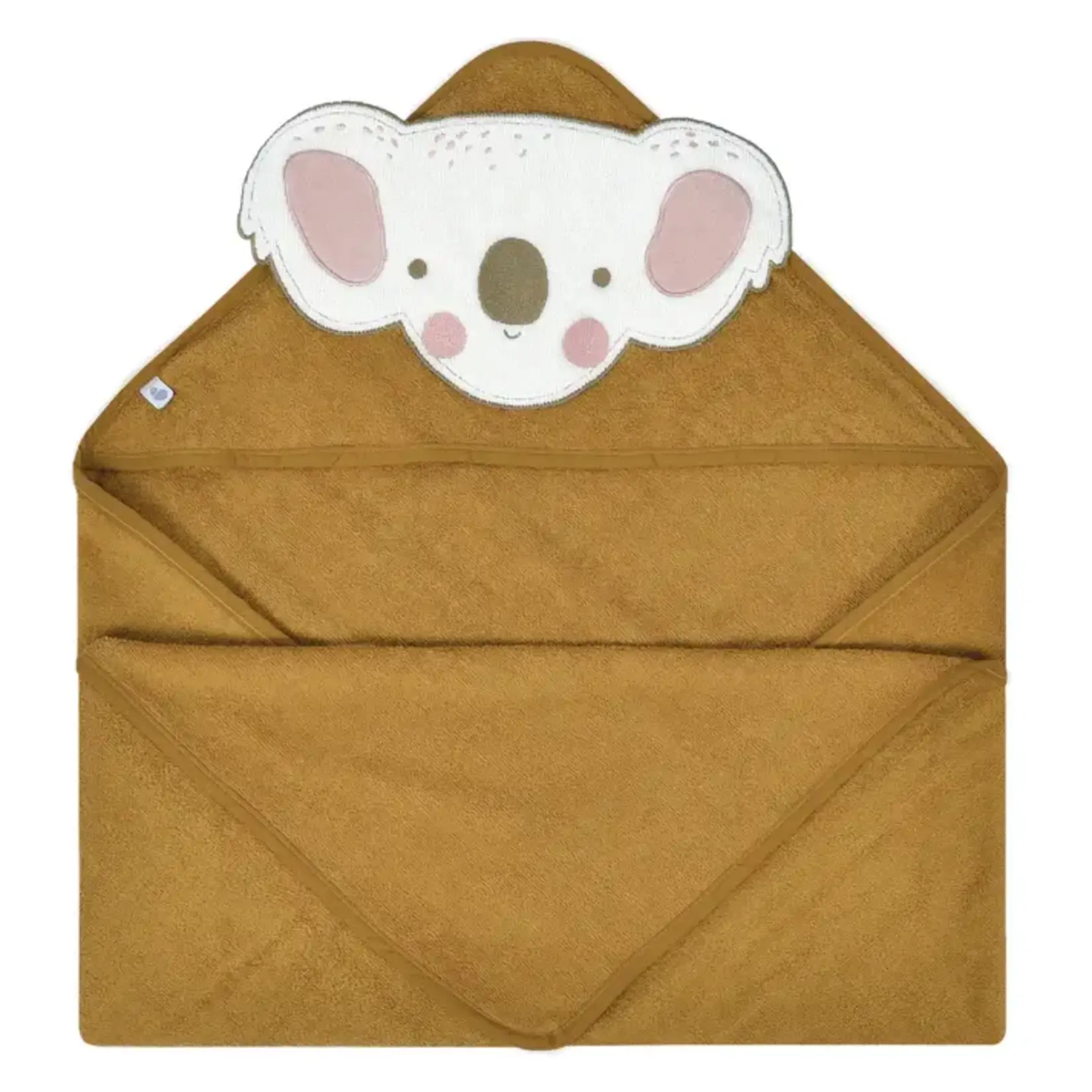 Perlimpinpin PERLIMPINPIN - Caramel hooded bath towel 'Koala'