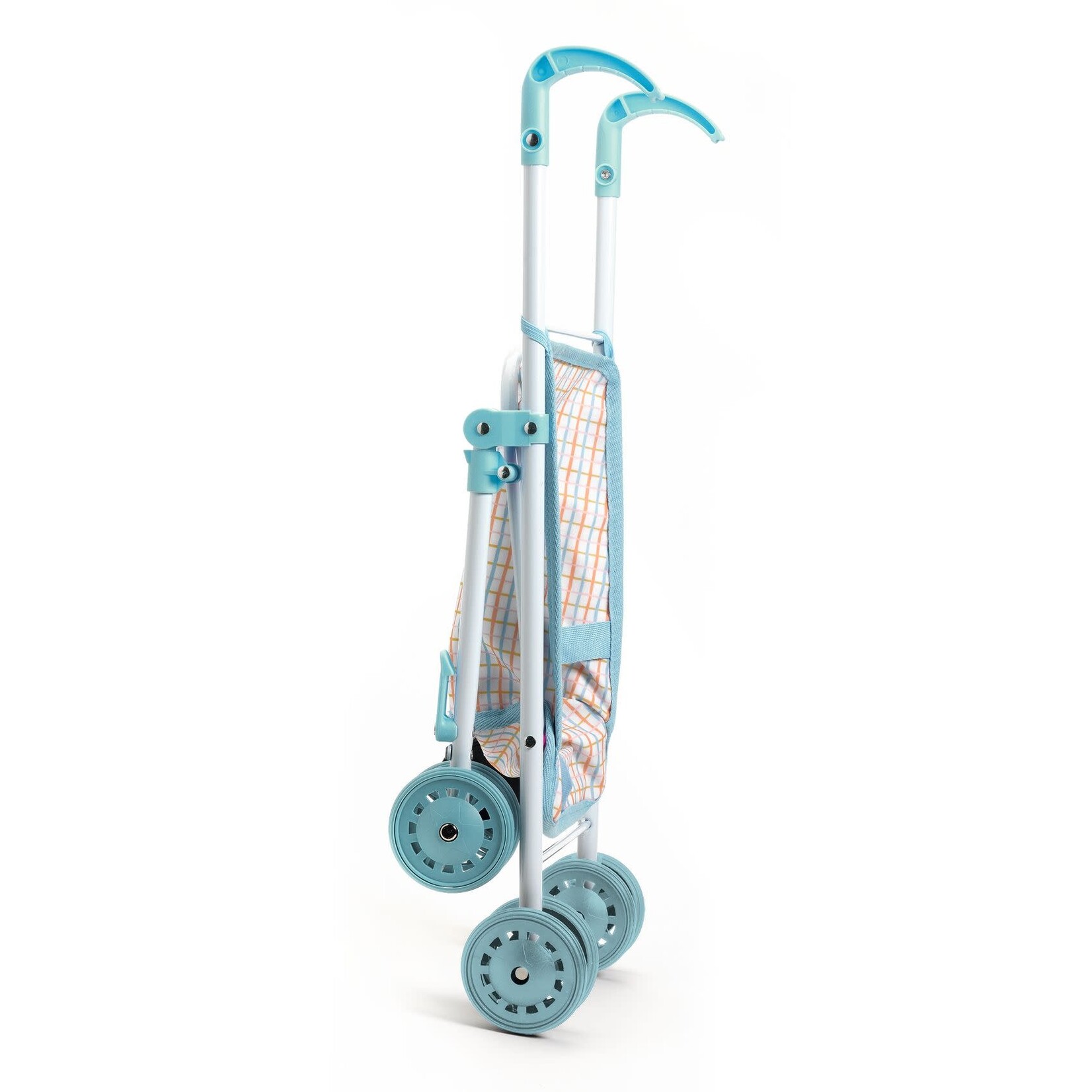Djeco DJECO - Sky Blue Stroller for Dolls - Pomea Collection