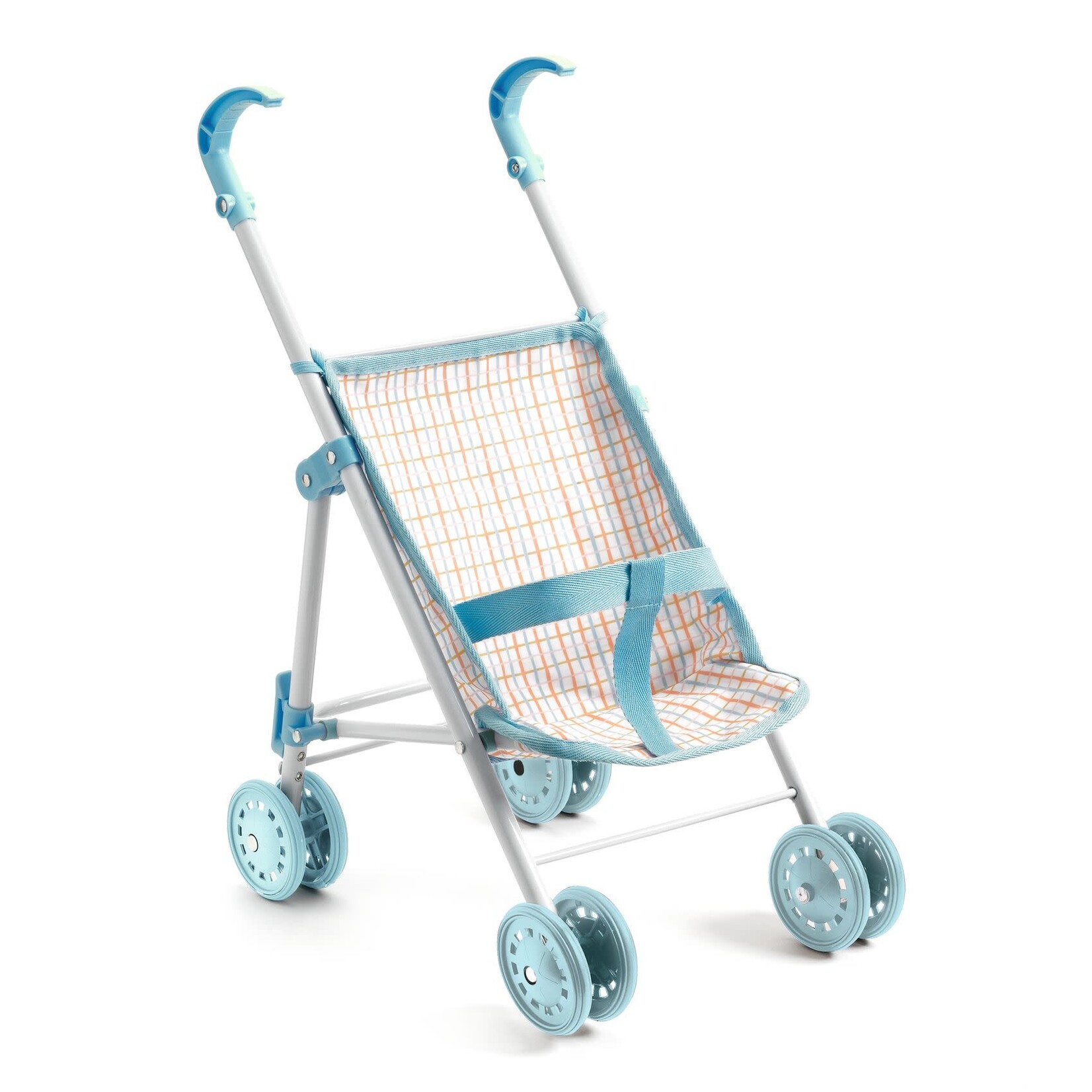 Djeco DJECO - Sky Blue Stroller for Dolls - Pomea Collection