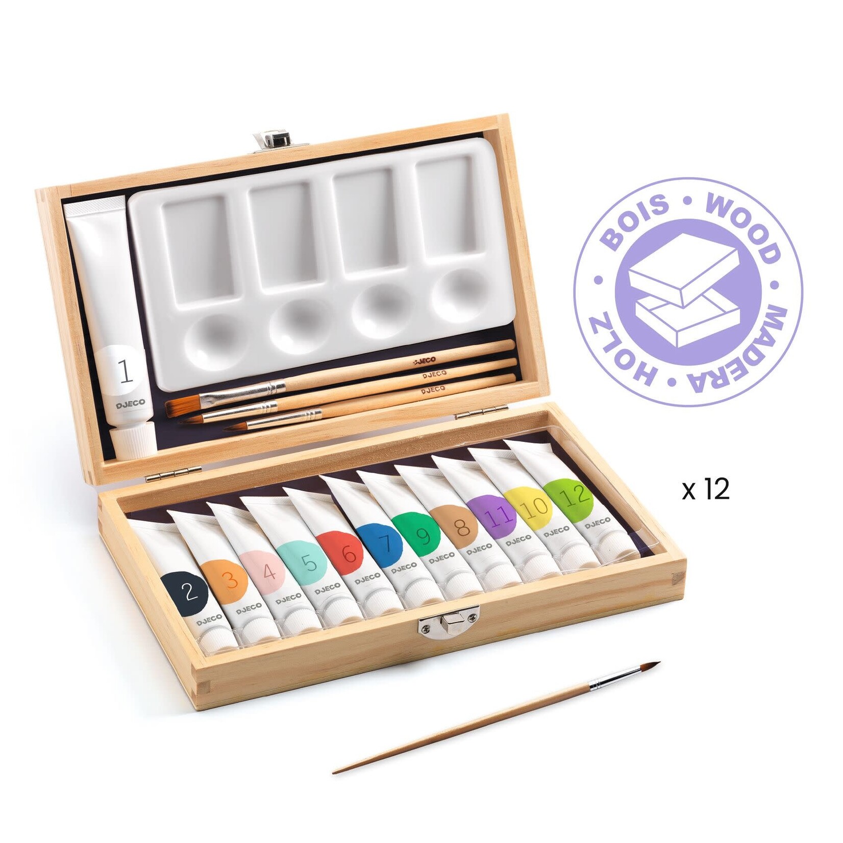 Djeco  DJECO - Artist Box - Gouache Paint Set