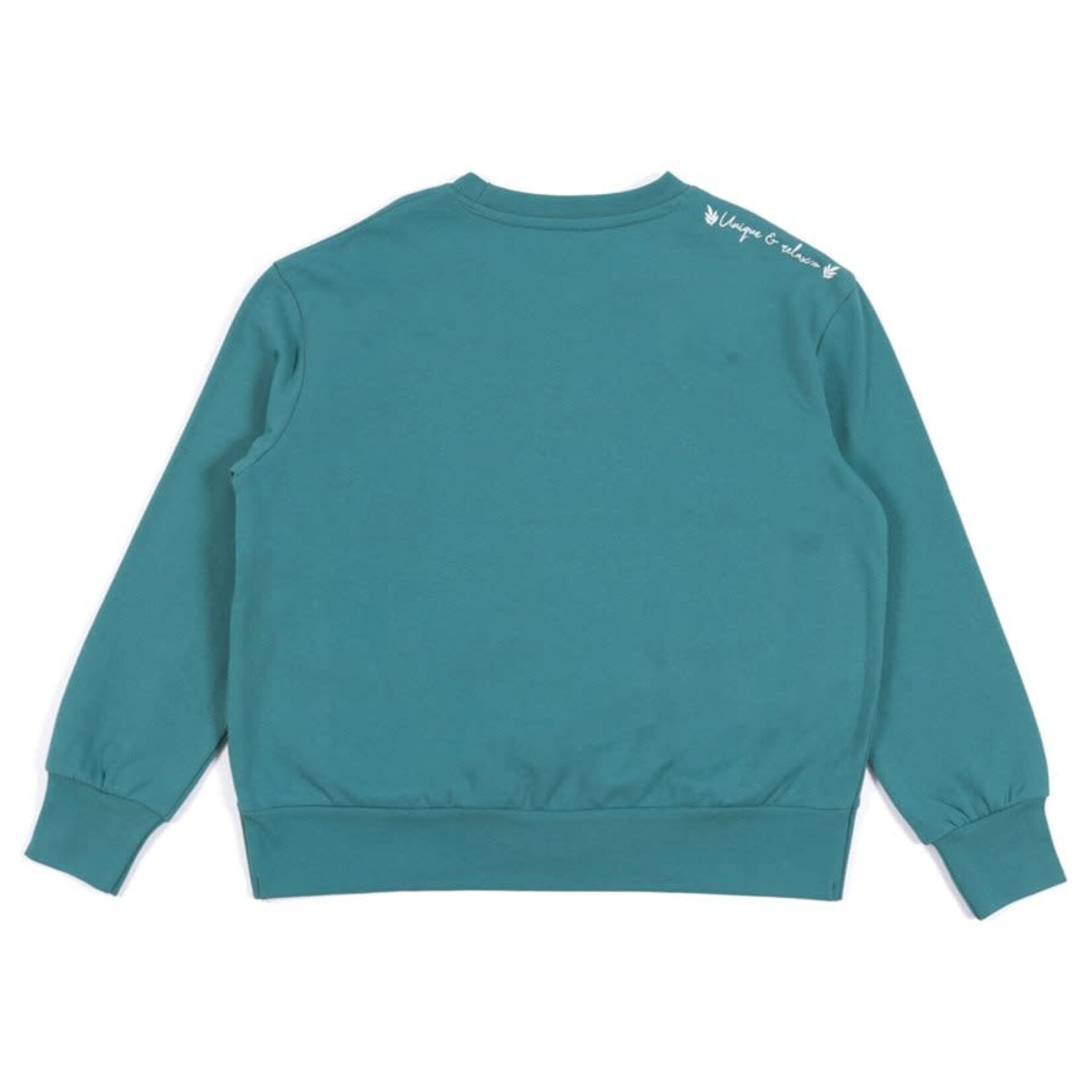 Nanö NANÖ - Plain Teal Cropped Sweatshirt 'Unique & Relax - Loungewear'