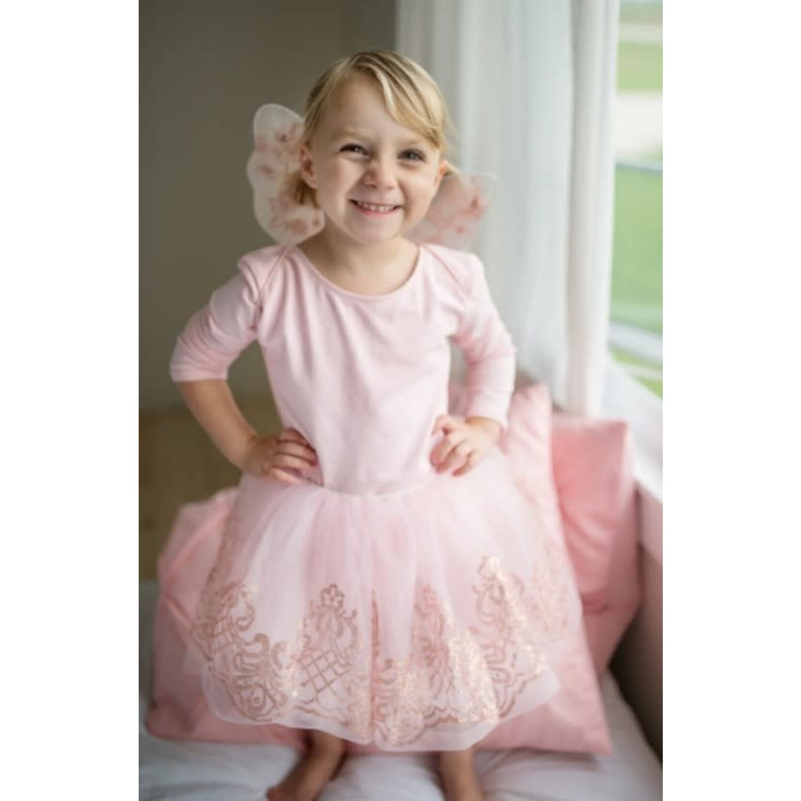 Great Pretenders GREAT PRETENDERS - Rose Gold Tutu & Wings Set