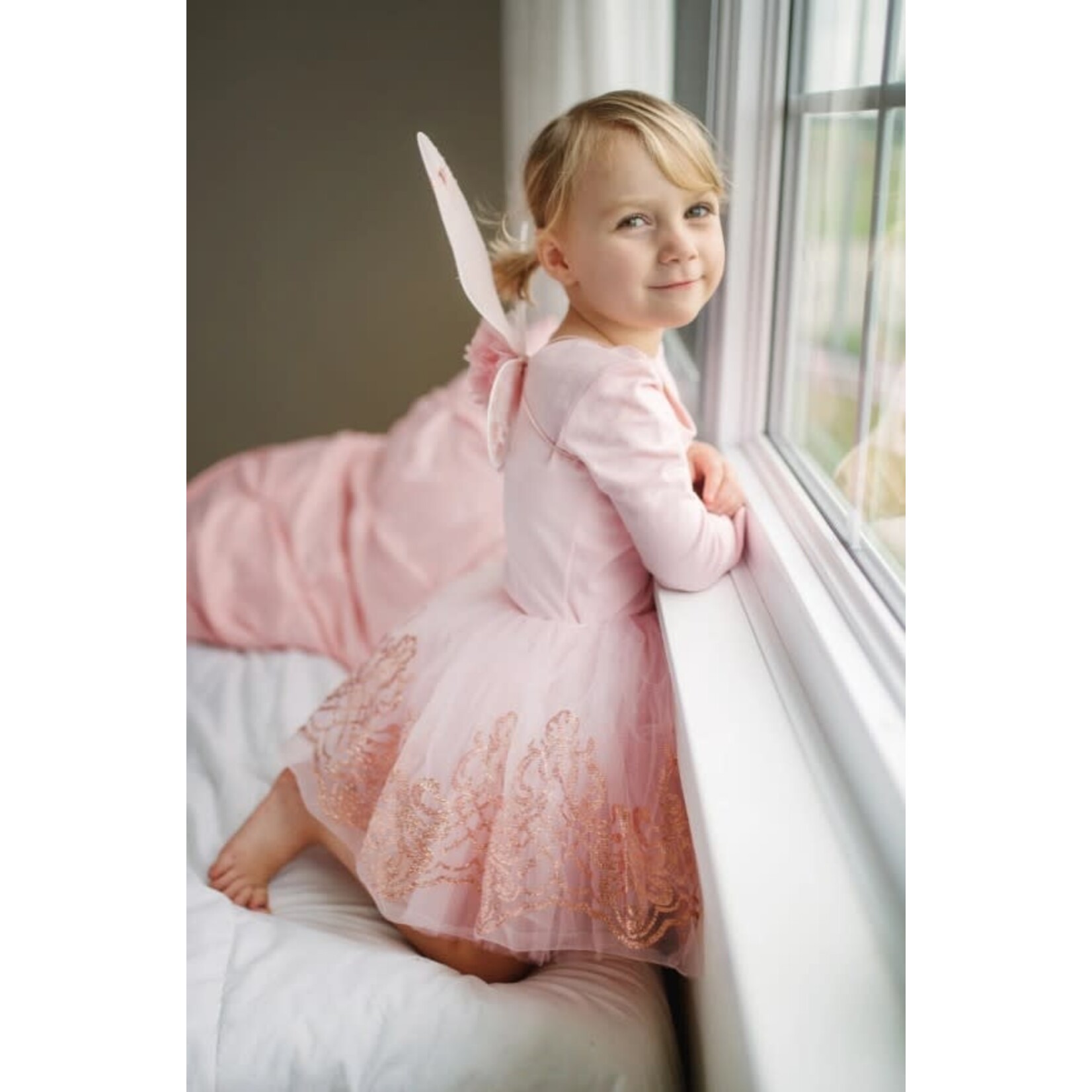 Great Pretenders GREAT PRETENDERS - Rose Gold Tutu & Wings Set