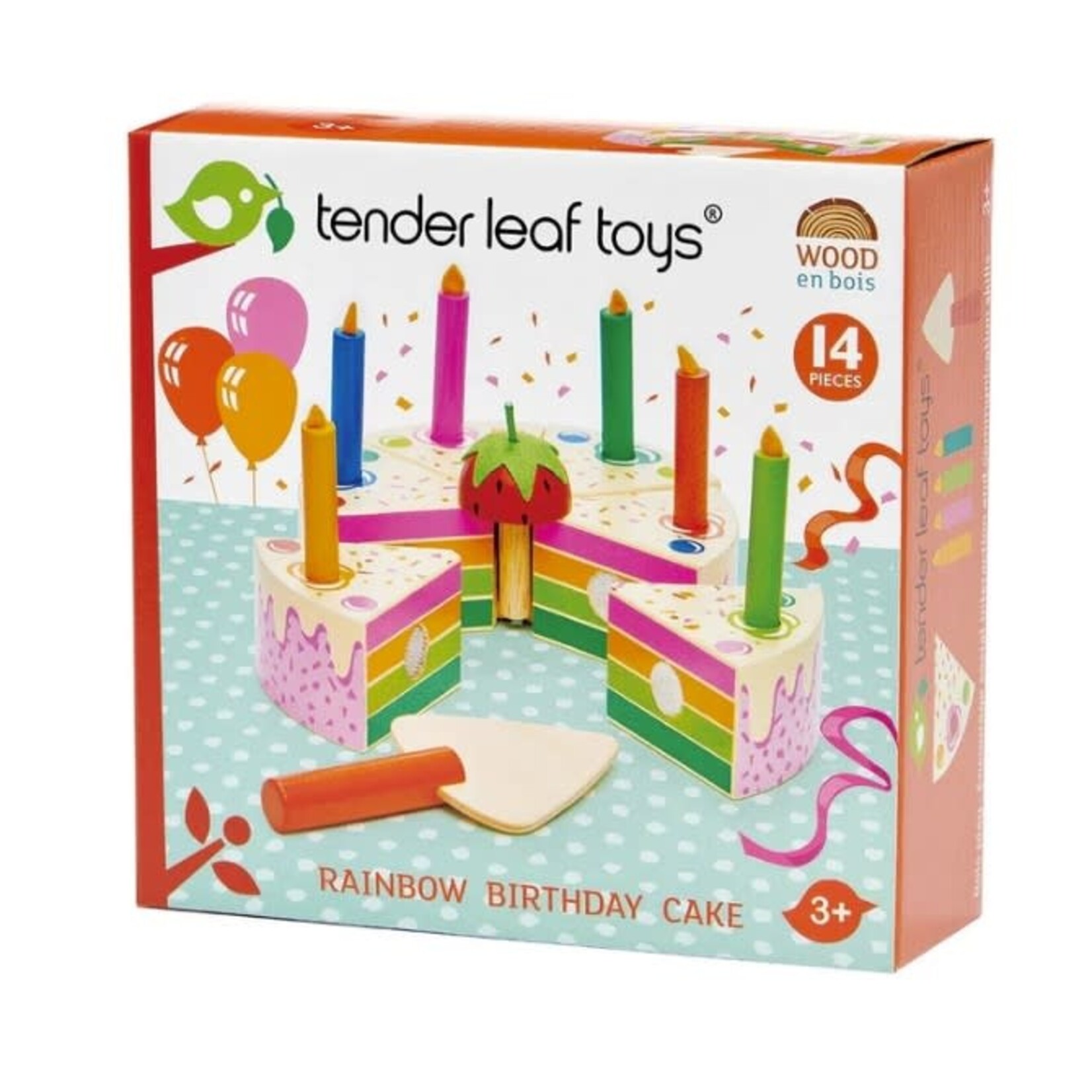 Tender Leaf TENDER LEAF - Gâteau d'anniversaire en bois