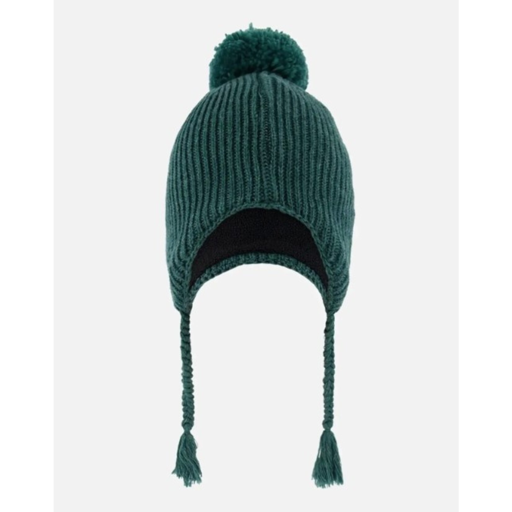 Deux par Deux DEUX PAR DEUX - Peruvian knit hat - Pine green