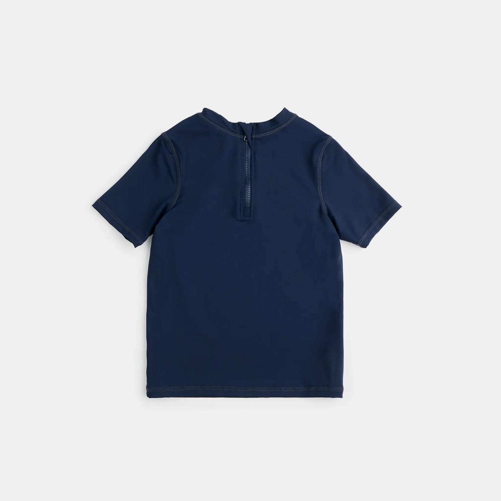 Miles the label MILES THE LABEL - Navy blue short-sleeved Rashguard top 'Sun's out surf's up'