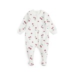 Petit Lem PETIT LEM - White Pyjamas with cherry print