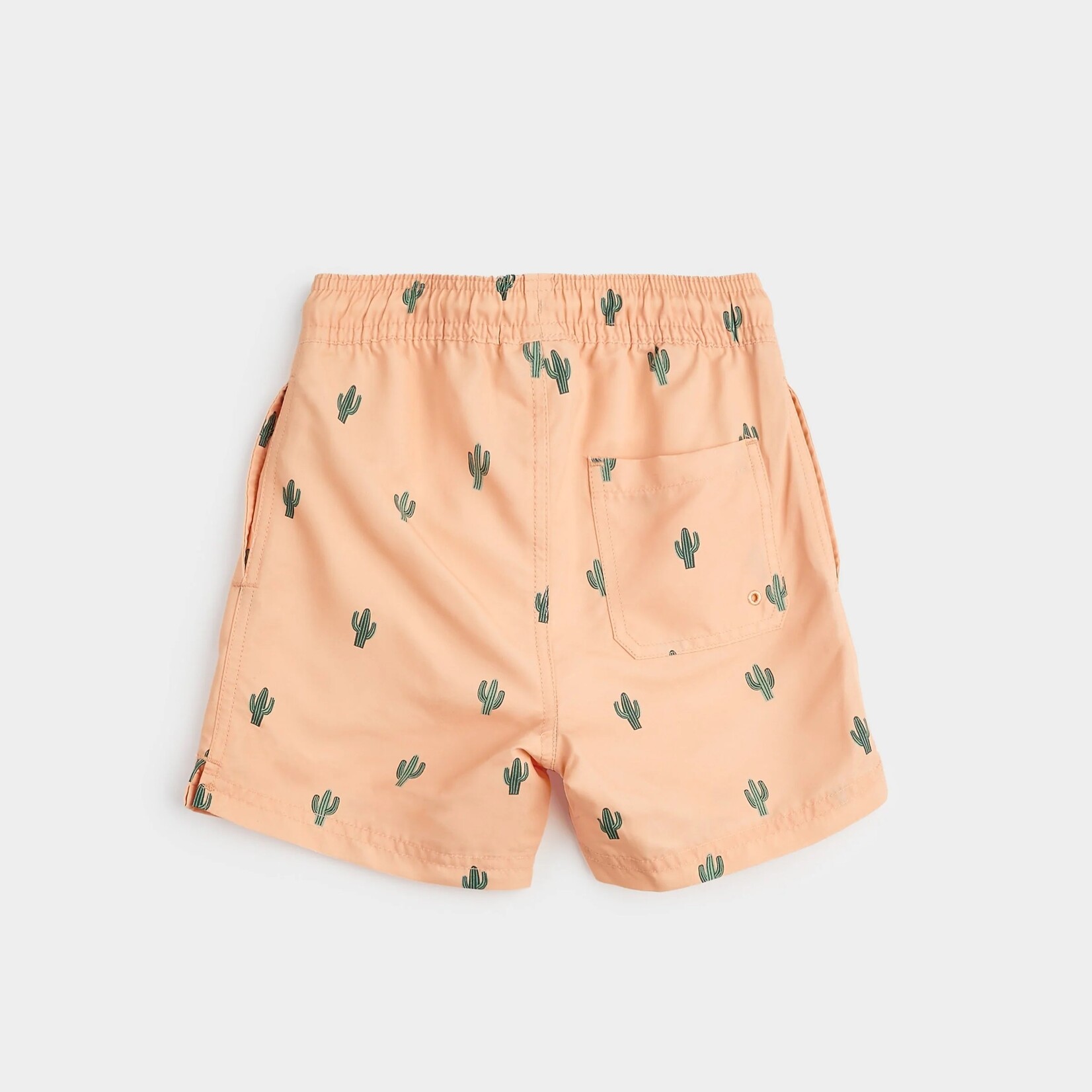 Miles the label MILES THE LABEL - Orange Boardshorts With Cactus Allover Print