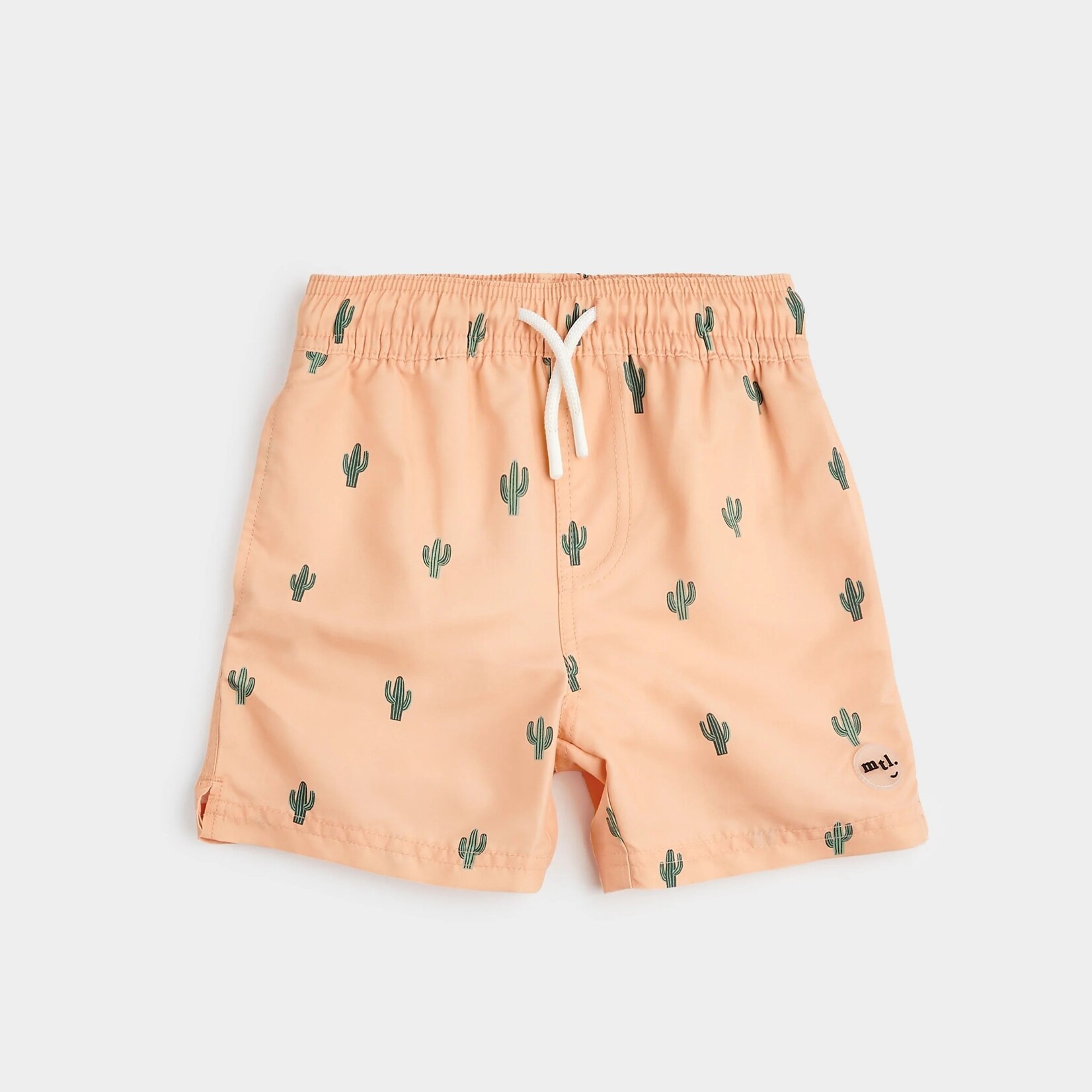 Miles the label MILES THE LABEL - Orange Boardshorts With Cactus Allover Print