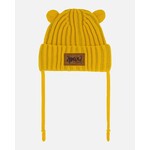 Deux par Deux DEUX PAR DEUX - Mid-Season Knitted Hat with Ears 'Yellow'