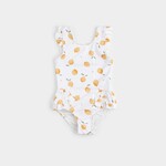 Petit Lem PETIT LEM - Off-White One-Piece Swimsuit with Lemon Print