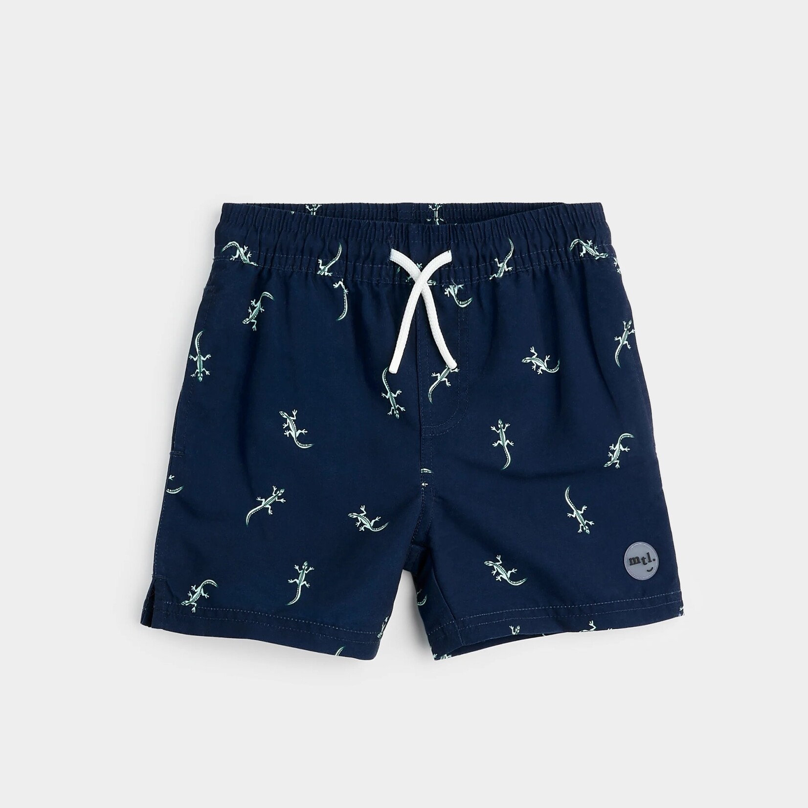 Miles the label MILES THE LABEL- Navy Boardshort Swimsuit with Gecko Print