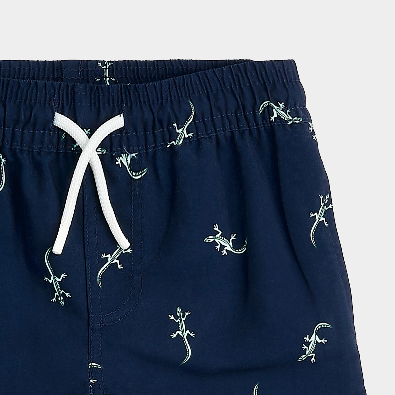Miles the label MILES THE LABEL- Navy Boardshort Swimsuit with Gecko Print