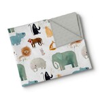 Olé Oops OOPS- Minky Baby Blanket- Silly Animals