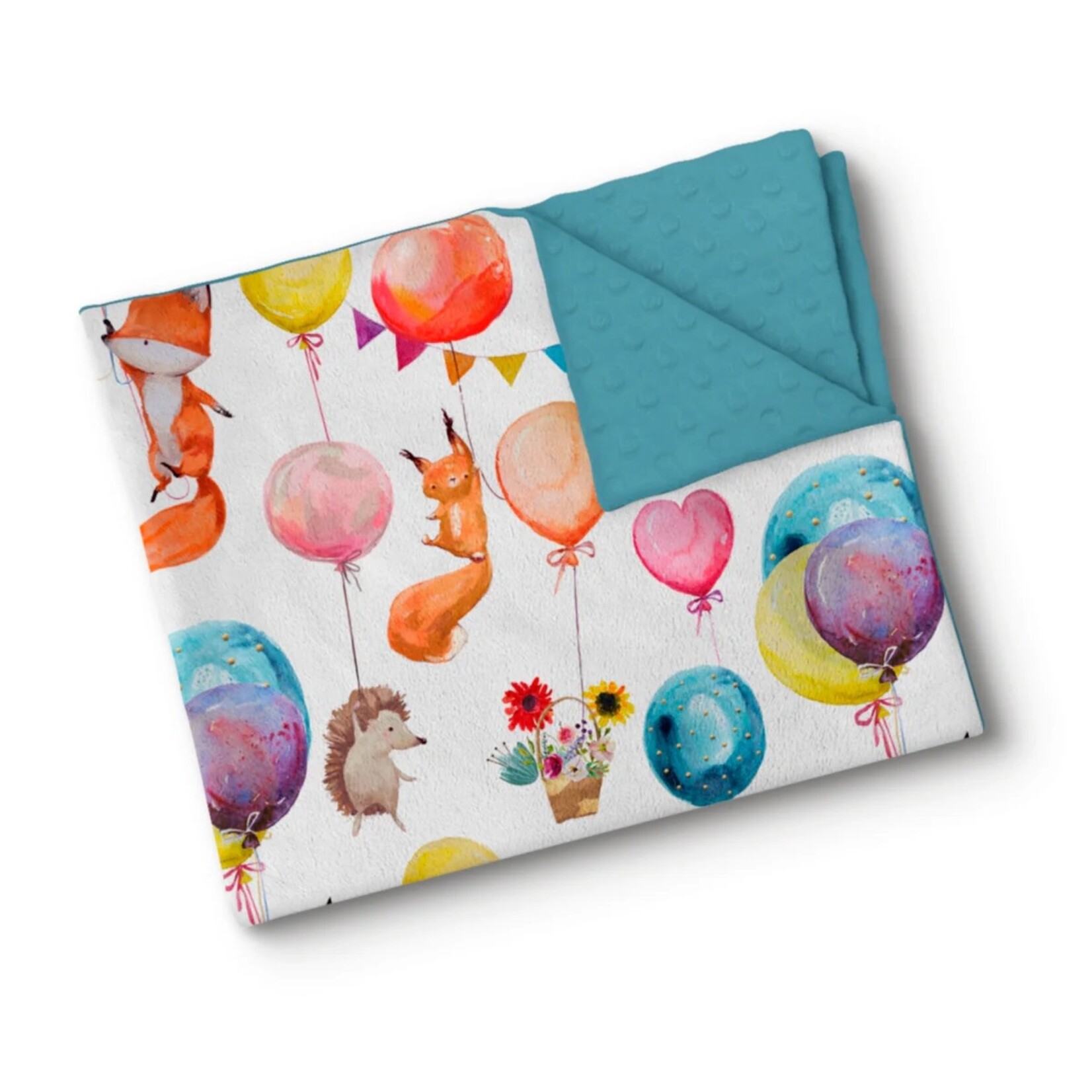 OOPS - Couverture de Minky - Ballons confettis