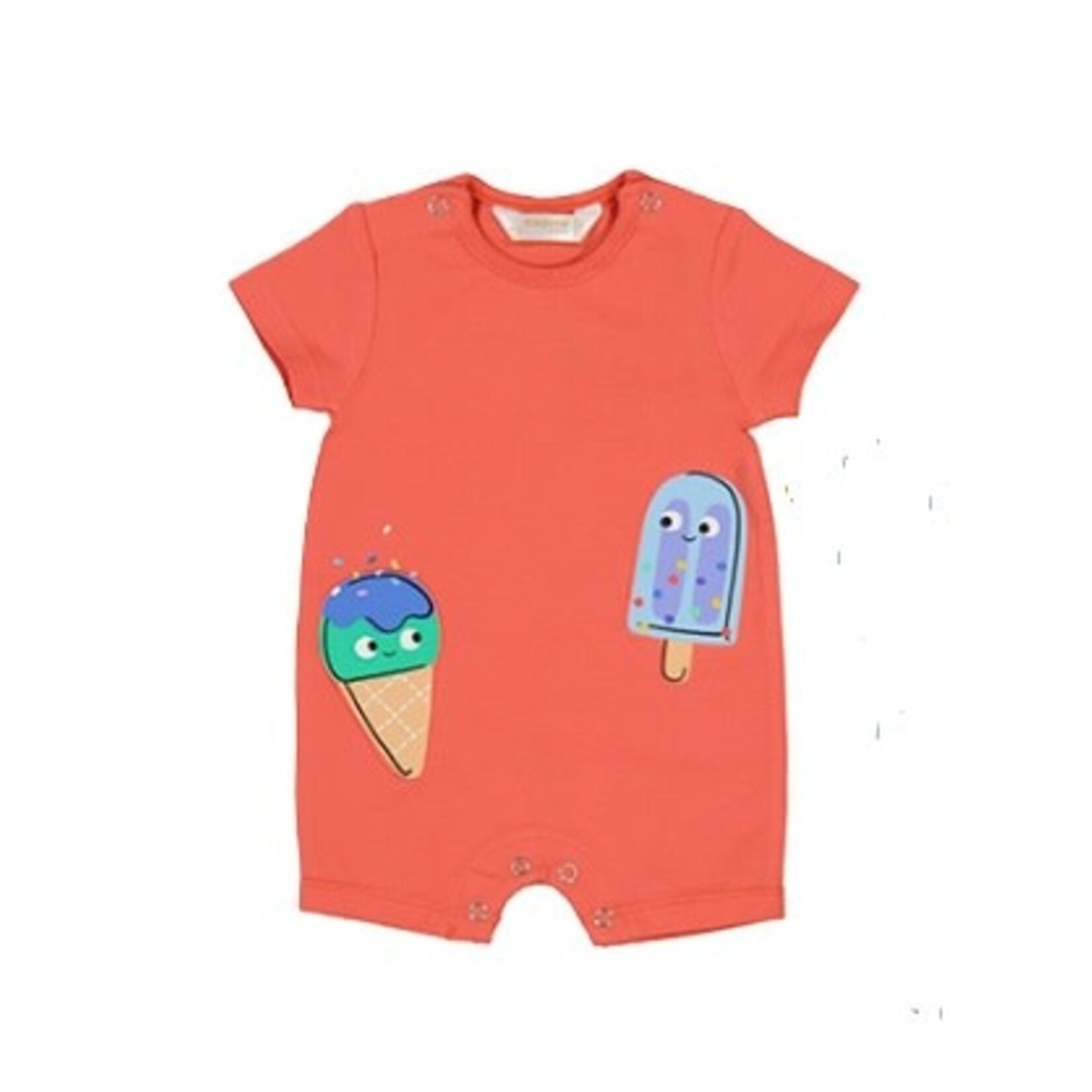 Mayoral MAYORAL - Red romper with popsicle print