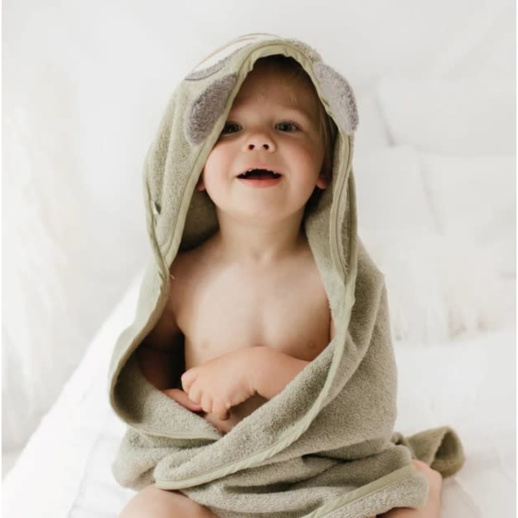 Perlimpinpin PERLIMPINPIN - Hooded bath towel 'Sloth'