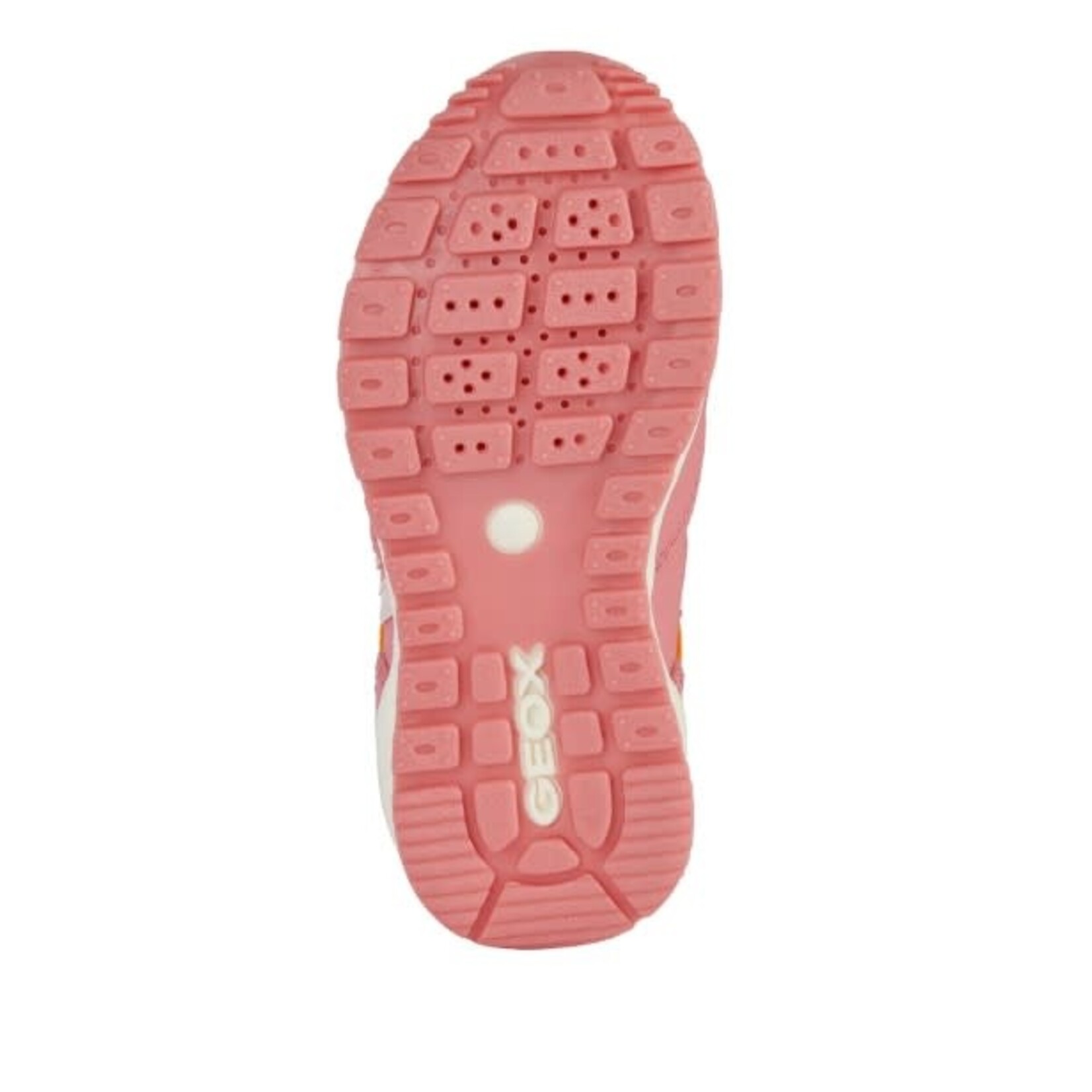 Geox GEOX - Running shoes in synthetic leather and mesh  'Pavel - Light coral/Light pink'