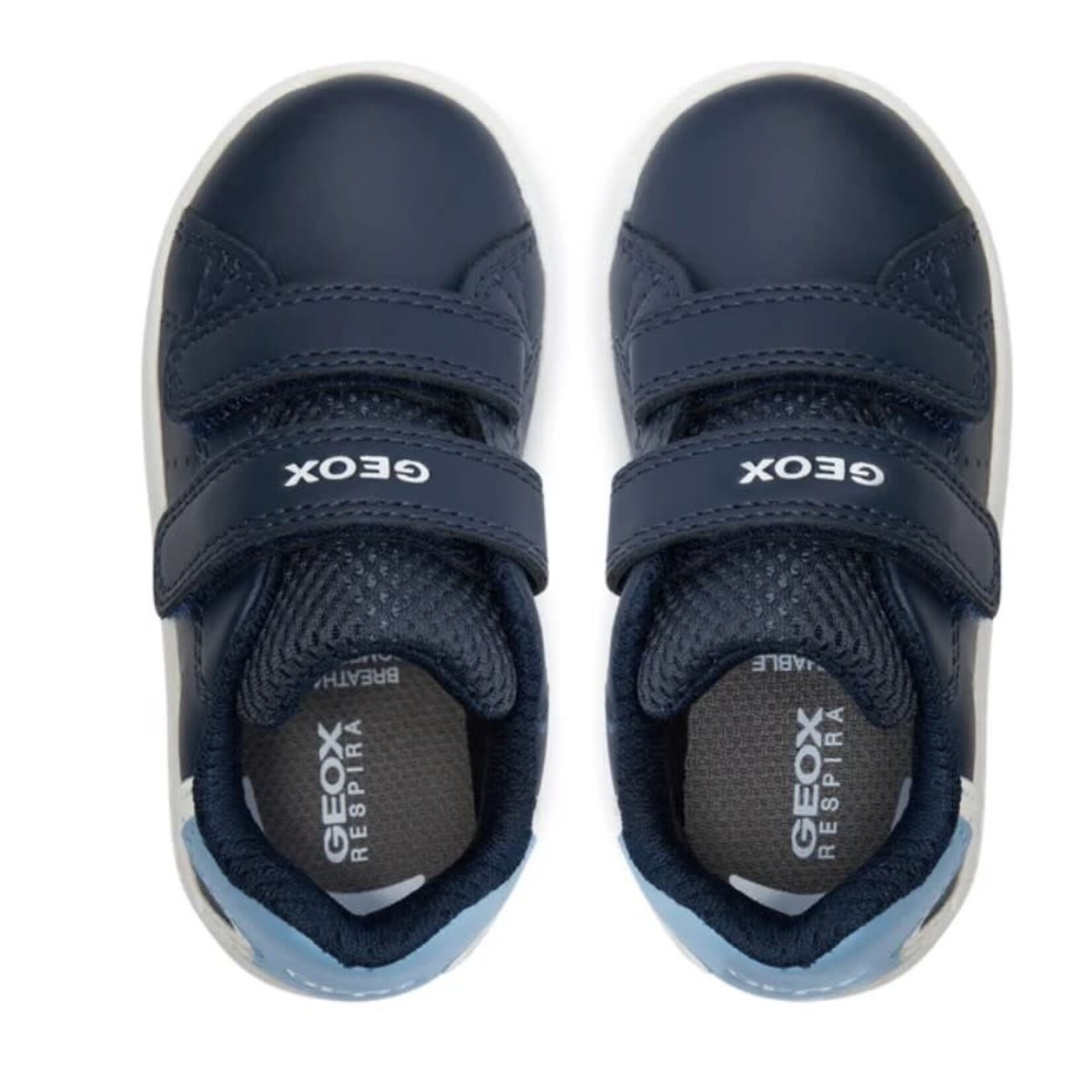 Geox GEOX - Navy synthetic leather shoes 'Eclyper - Navy/Light denim'