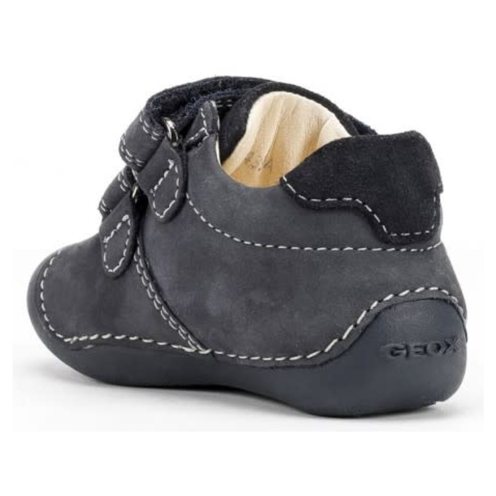 Geox GEOX - First steps soft soled leather shoes 'Tutim - Dark Navy'