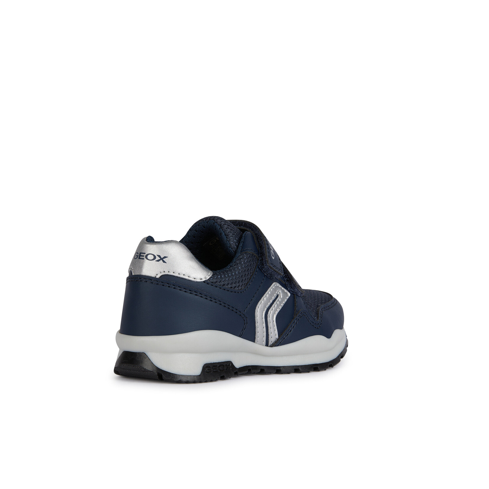 Geox GEOX - Running shoes in synthetic leather and mesh 'Pavel - Navy'