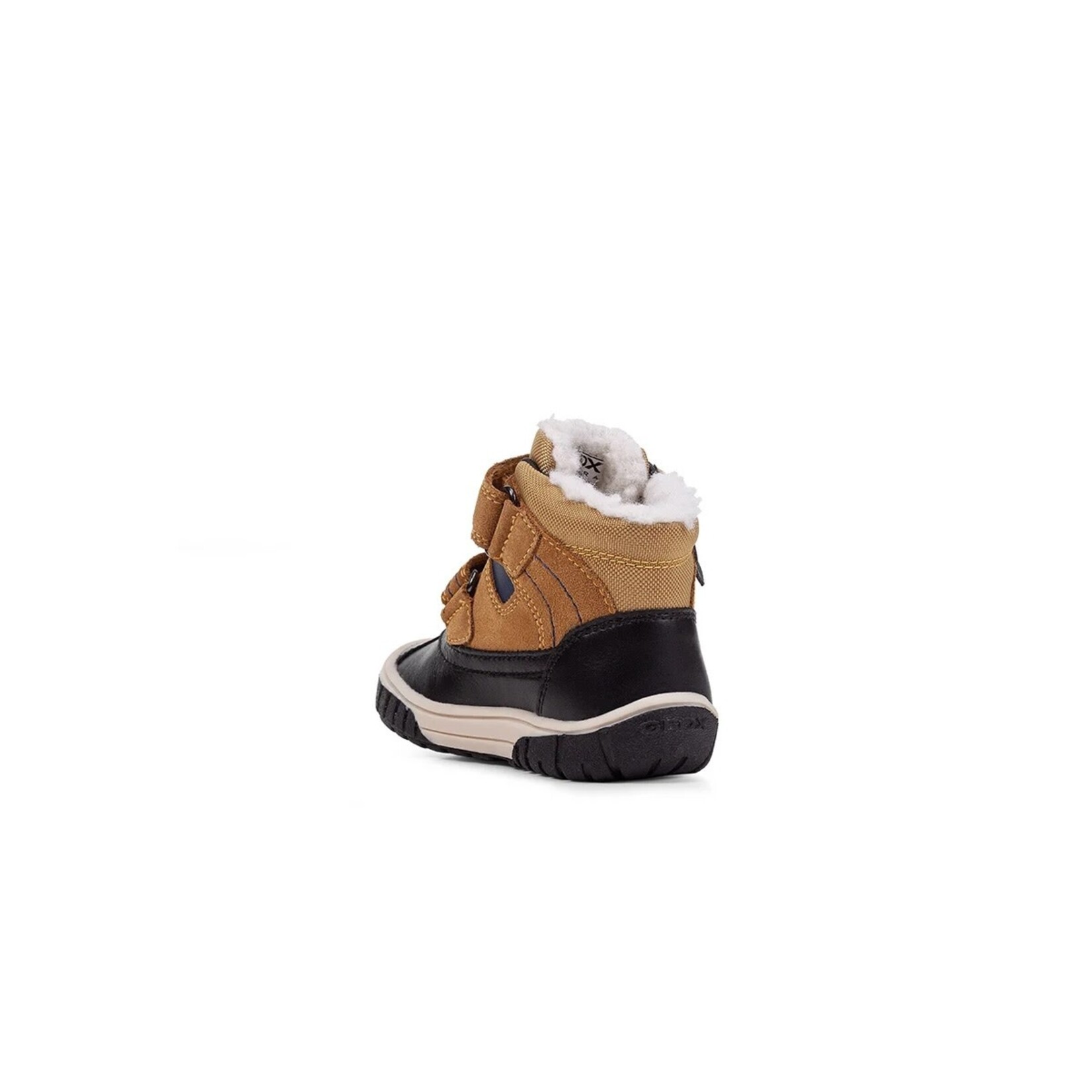 Geox GEOX - Bottes mi-saison avec doublures et imperméables 'Omar - Suède et nylon - Caramel/noir'
