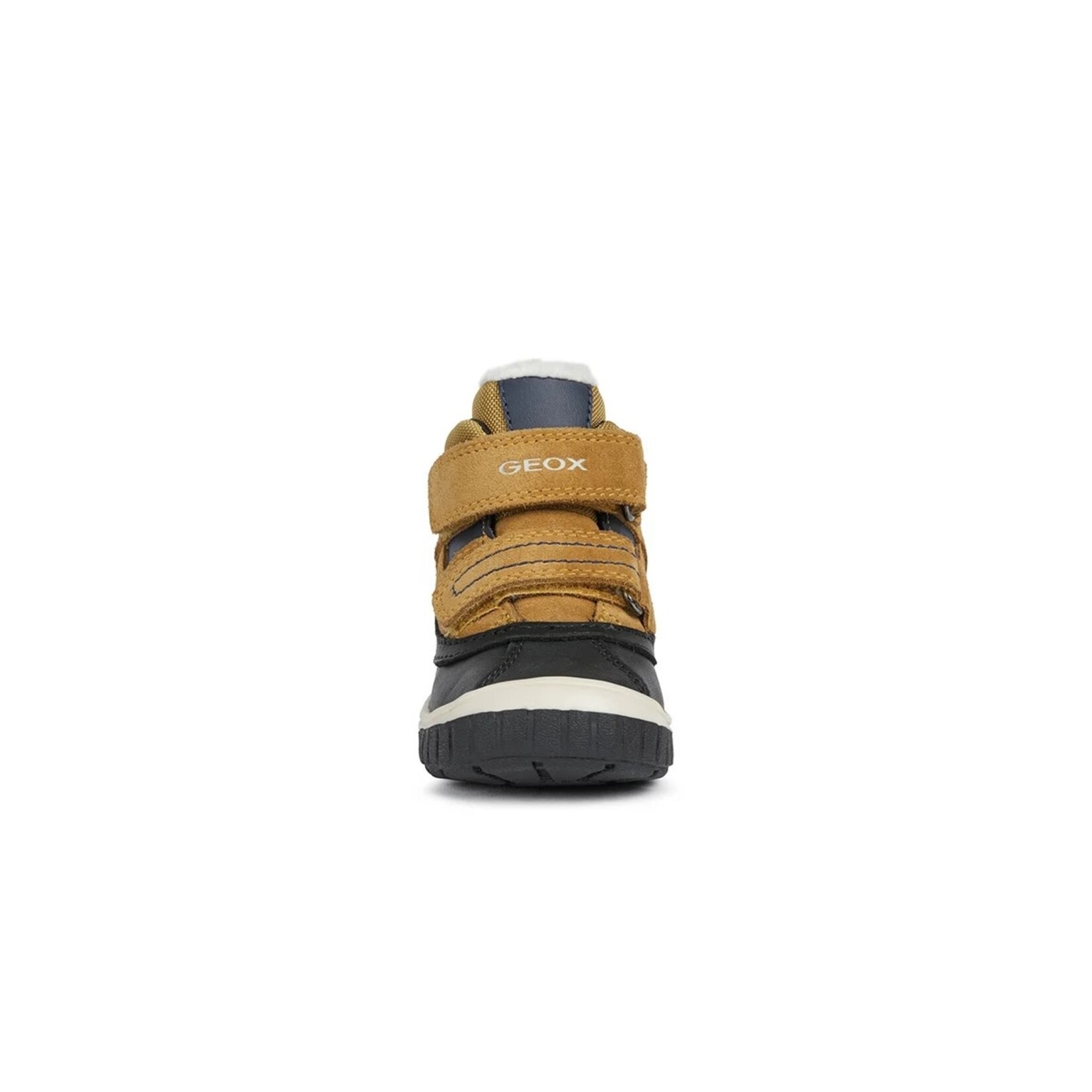Geox GEOX - Bottes mi-saison avec doublures et imperméables 'Omar - Suède et nylon - Caramel/noir'