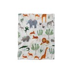 Loulou Lollipop LOULOU LOLLIPOP - Bamboo swaddle blanket 'Safari Jungle'