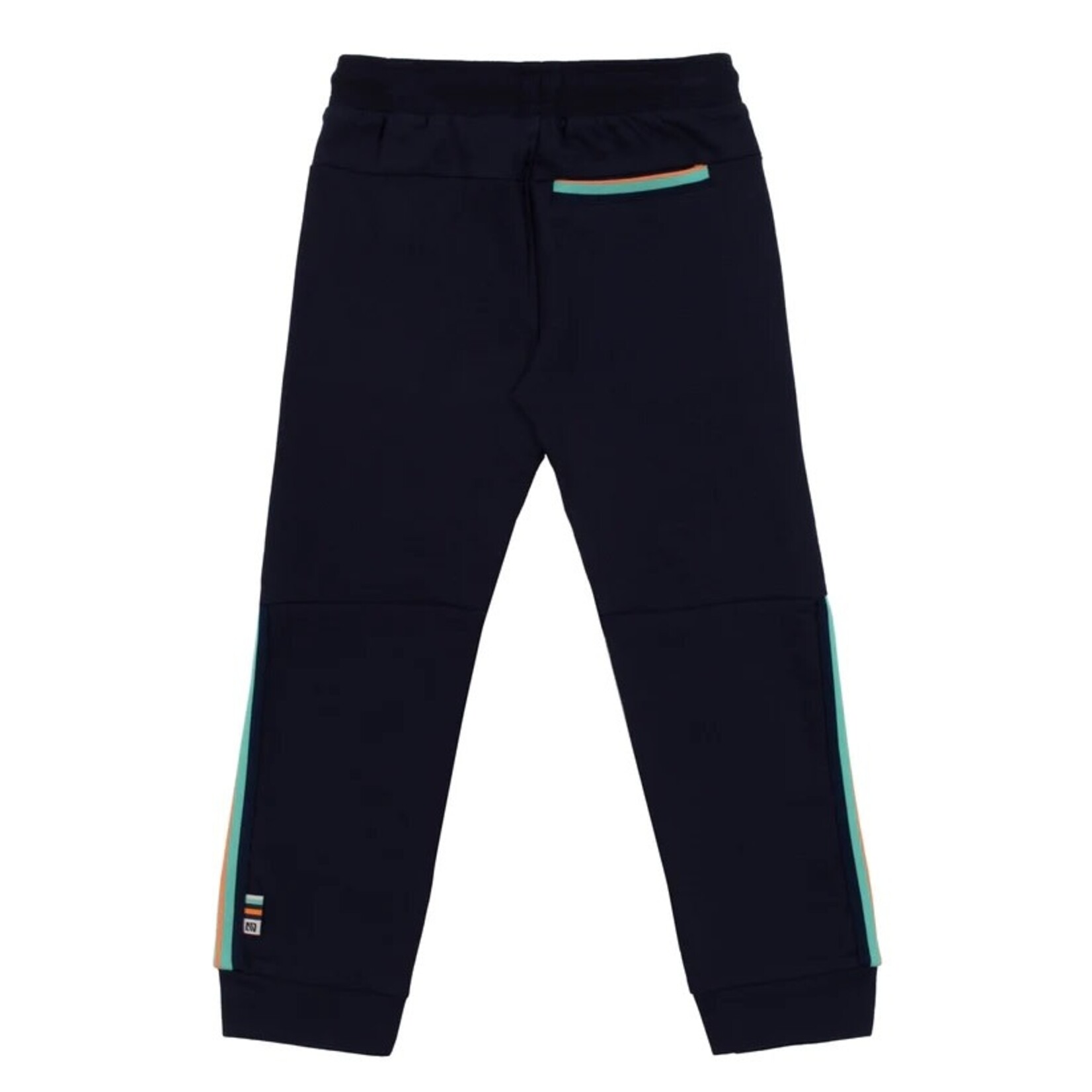 Nanö NANÖ - Pantalon de jogging marine avec bande turquoise et orange 'Cap sur la méditerranée'