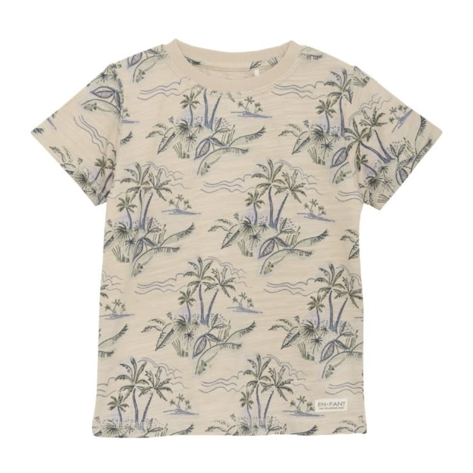 Enfant ENFANT - T-shirt à manches courtes avec imprimé intégral de palmiers