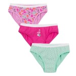 Nanö NANÖ - Pack of 3 Underwear 'Flamingos/Green with white flowers'